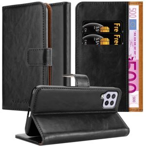 Etui en cuir noir Cadorabo pour Samsung Galaxy A22 4G / M22 / M32 4G - Support & Compartiments à cartes - Publicité Etui en cuir noir Cadorabo pour Samsung Galaxy A22 4G / M22 / M32 4G - Support & Compartiments à cartes - Publicité