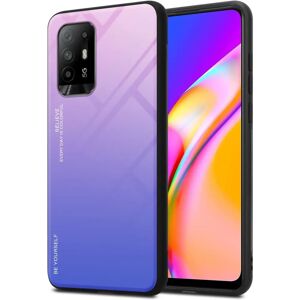 Cadorabo Oppo A94 5G Pink-Blau Schutzhülle Cadorabo Oppo A94 5G Pink-Blau Schutzhülle