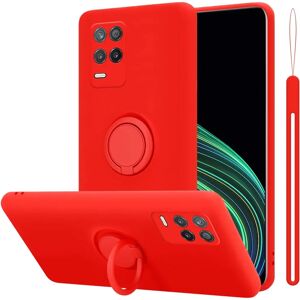 Realme 8 5G / V13 / Q3 / Q3i / Narzo 30 5G Flüssig Rot Silikonhülle Realme 8 5G / V13 / Q3 / Q3i / Narzo 30 5G Flüssig Rot Silikonhülle