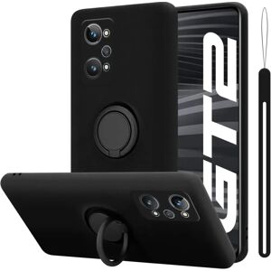 Coque en silicone liquide Cadorabo pour Realme GT 2 / GT Neo 2 - Noir - Publicité Coque en silicone liquide Cadorabo pour Realme GT 2 / GT Neo 2 - Noir - Publicité