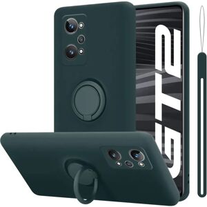 Realme GT 2 Flüssiges Grün TPU Hülle - Stoßfest, Schlank Realme GT 2 Flüssiges Grün TPU Hülle - Stoßfest, Schlank
