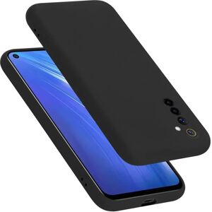 Realme 6 4G / 6s Flüssiges Silikon Handytasche - Schwarz Realme 6 4G / 6s Flüssiges Silikon Handytasche - Schwarz