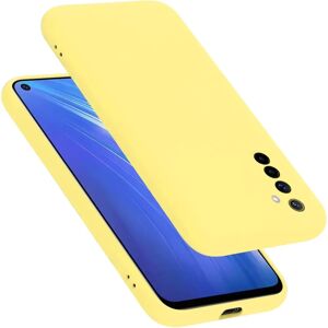 Coque de Silicone Liquide pour Realme 6 4G / 6s - Jaune - Publicité Coque de Silicone Liquide pour Realme 6 4G / 6s - Jaune - Publicité
