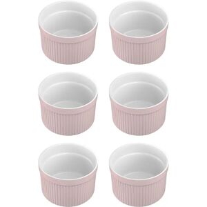 Intirilife Rosa Souffléformen - 6 Stück - Dessert & Obst Intirilife Rosa Souffléformen - 6 Stück - Dessert & Obst