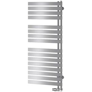 Kermi Credo Half flat Badkamerradiator - Glanzsilber, 60x100cm, rechts Kermi Credo Half flat Badkamerradiator - Glanzsilber, 60x100cm, rechts