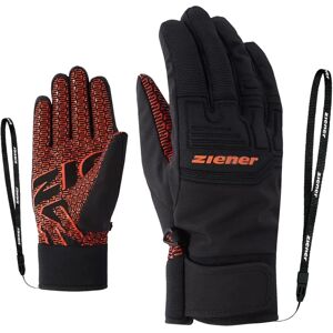 ZIENER GARIM AS Orange Ski Gloves - Waterproof, Breathable, Men ZIENER GARIM AS Orange Ski Gloves - Waterproof, Breathable, Men