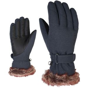 ZIENER KIM Ski Gloves - Grey - Warm, Waterproof, Elegant ZIENER KIM Ski Gloves - Grey - Warm, Waterproof, Elegant