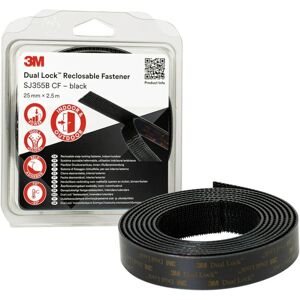 3M Dual Lock SJ3550 - Flexible Pressure Lock - Black 3M Dual Lock SJ3550 - Flexible Pressure Lock - Black