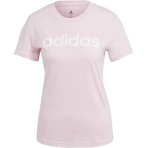 adidas LOUNGEWEAR ESSENTIALS SLIM LOGO T-Shirt - Rose - T-Shirt - Publicité adidas LOUNGEWEAR ESSENTIALS SLIM LOGO T-Shirt - Rose - T-Shirt - Publicité