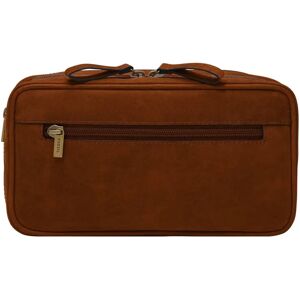 Fossil Travel Leder Kulturbeutel - Cosmetiktasche Damen Herren Fossil Travel Leder Kulturbeutel - Cosmetiktasche Damen Herren