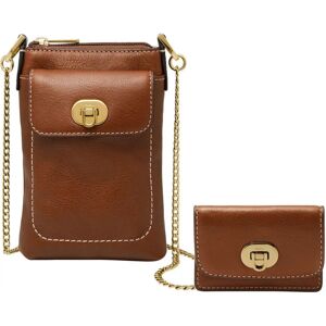 Fossil Sacoche à main Harper - cuir moyen marron - Accessoires pour téléphone - Publicité Fossil Sacoche à main Harper - cuir moyen marron - Accessoires pour téléphone - Publicité