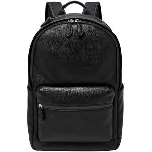 Fossil Buckner Rugzak - Leer - 44,5 cm Laptop - Zwart - Rugzak Fossil Buckner Rugzak - Leer - 44,5 cm Laptop - Zwart - Rugzak