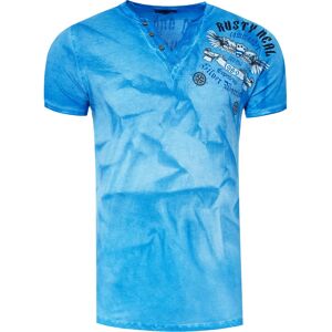 RUSTY NEAL XL Blauw Batik T-Shirt RUSTY NEAL XL Blauw Batik T-Shirt
