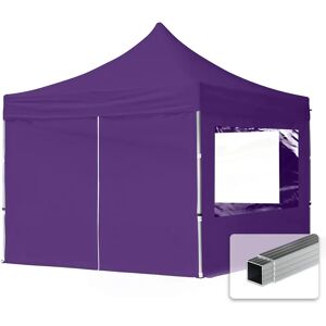 Gazebo Plegable 3x3m TOOLPORT Púrpura - Marco de Aluminio Ligero Gazebo Plegable 3x3m TOOLPORT Púrpura - Marco de Aluminio Ligero