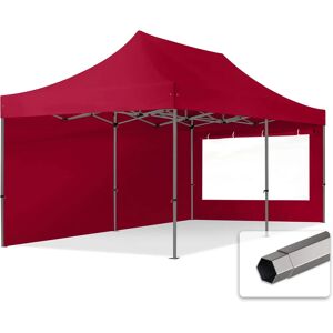Toolport 3x6m PES 750 Pop Up Gazebo PREMIUM Steel - Waterproof, Red Toolport 3x6m PES 750 Pop Up Gazebo PREMIUM Steel - Waterproof, Red