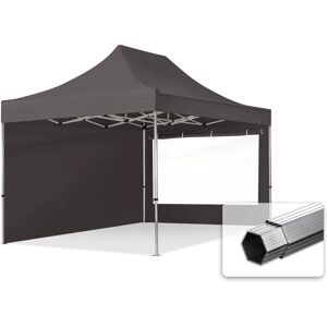 TOOLPORT 3x4.5m PES 800 Pop Up Gazebo PROFESSIONAL Aluminium 40 mm - Dark Grey TOOLPORT 3x4.5m PES 800 Pop Up Gazebo PROFESSIONAL Aluminium 40 mm - Dark Grey