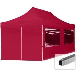 TOOLPORT 3x6 Pop Up Gazebo with Sidewalls - Red TOOLPORT 3x6 Pop Up Gazebo with Sidewalls - Red