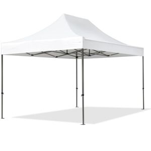 Toolport 3x4.5 m PVC 800 Pop Up Gazebo PREMIUM Steel 40 mm - White - Gazebo Toolport 3x4.5 m PVC 800 Pop Up Gazebo PREMIUM Steel 40 mm - White - Gazebo