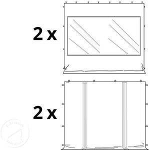 Toolport 4x4m PES 750 Pop Up Gazebo PREMIUM Stål 40 mm - Vandsikkert, inkl. Sidevægge Toolport 4x4m PES 750 Pop Up Gazebo PREMIUM Stål 40 mm - Vandsikkert, inkl. Sidevægge