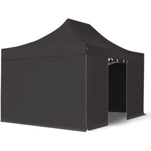 TOOLPORT 3x4.5m PVC 850 Pop Up Gazebo - Aluminium, Fire-Resistant TOOLPORT 3x4.5m PVC 850 Pop Up Gazebo - Aluminium, Fire-Resistant