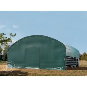 TOOLPORT Zvířecí útočiště 8x8m - Nepromokavá PVC plachta, Betonové kotevní prvky TOOLPORT Zvířecí útočiště 8x8m - Nepromokavá PVC plachta, Betonové kotevní prvky