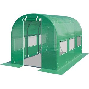 Toolport 2x3m Green Polytunnel Greenhouse - Polytunnel Greenhouse Toolport 2x3m Green Polytunnel Greenhouse - Polytunnel Greenhouse