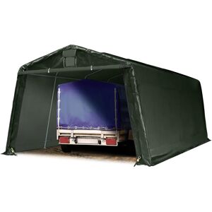 TOOLPORT Carport 3,3x6,2m - Vert foncé - Publicité TOOLPORT Carport 3,3x6,2m - Vert foncé - Publicité