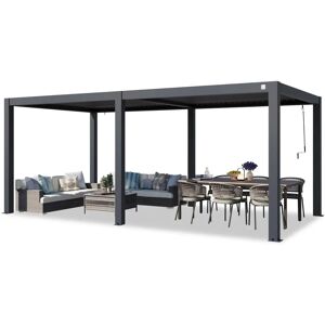 PRIMEYARD 3x6m Pérgola - Techo de aluminio ajustable - Pérgola PRIMEYARD 3x6m Pérgola - Techo de aluminio ajustable - Pérgola