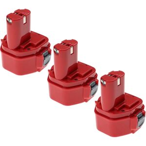 EXTENSILO 3x Battery Replacement for Makita Tools - 3300 mAh, NiMH, 12 V EXTENSILO 3x Battery Replacement for Makita Tools - 3300 mAh, NiMH, 12 V