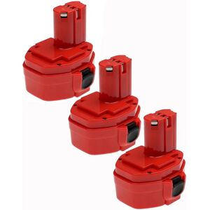 Makita Battery Pack 3x Compatible - Extensilo - 14.4V 3300mAh NiMH Makita Battery Pack 3x Compatible - Extensilo - 14.4V 3300mAh NiMH