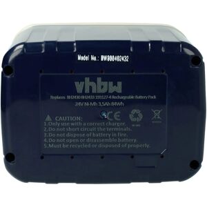 vhbw Makita Battery - 24V 3500mAh NiMH - Dark Blue/Beige - Power Tool Battery vhbw Makita Battery - 24V 3500mAh NiMH - Dark Blue/Beige - Power Tool Battery