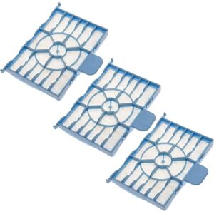 vhbw - Set of 3 Motor Protection Filters for Vacuum Cleaners - White/Light Blue vhbw - Set of 3 Motor Protection Filters for Vacuum Cleaners - White/Light Blue