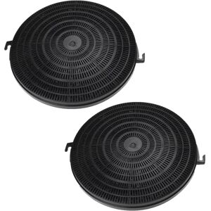 VHBW 2x Activated Carbon Filter for Zanussi ZHC664X Cooker Hood - 21cm - Black VHBW 2x Activated Carbon Filter for Zanussi ZHC664X Cooker Hood - 21cm - Black