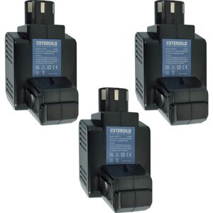 Hilti Battery Replacement - 3x EXTENSILO NiMH 24V Black Hilti Battery Replacement - 3x EXTENSILO NiMH 24V Black