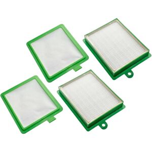 vhbw TO4620 - White with Green - Vacuum Cleaner Filter Set vhbw TO4620 - White with Green - Vacuum Cleaner Filter Set