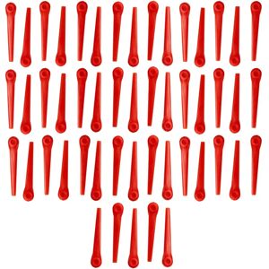 vhbw 50x Replacement Blade - Orange Plastic Lawn Edging - Grass Trimmer Accessory vhbw 50x Replacement Blade - Orange Plastic Lawn Edging - Grass Trimmer Accessory