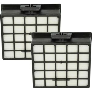 VHBW - Set of 2x HEPA filters for vacuum cleaners - Black/White - Vacuum Cleaner Filter VHBW - Set of 2x HEPA filters for vacuum cleaners - Black/White - Vacuum Cleaner Filter