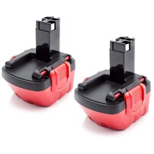 vhbw 2x Batteries for Bosch BAT139, BAT120 - High Capacity NiMH 12V Tool Battery vhbw 2x Batteries for Bosch BAT139, BAT120 - High Capacity NiMH 12V Tool Battery