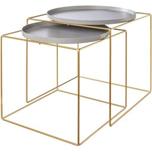 CREATIV DECO Gold Nesting Beistelltisch - Beistelltisch CREATIV DECO Gold Nesting Beistelltisch - Beistelltisch