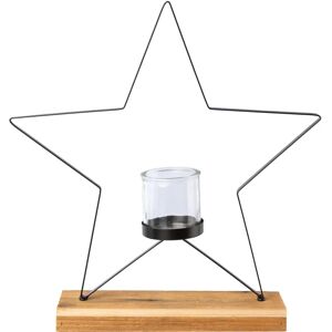 CREATIV DECO - Weihnachts Windlicht - Black - Candle holder CREATIV DECO - Weihnachts Windlicht - Black - Candle holder