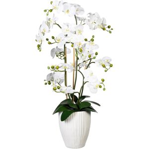 CREATIV GREEN Opulente weiße Phalaenopsis XL - Künstliche Orchidee CREATIV GREEN Opulente weiße Phalaenopsis XL - Künstliche Orchidee