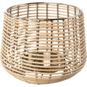 HOME AFFAIRE - Vallenay - Braun-Silberfarben - Candle holder HOME AFFAIRE - Vallenay - Braun-Silberfarben - Candle holder