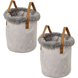 CREATIV HOME - Organizer - 20x20 cm - Grau - Aufbewahrungsbox CREATIV HOME - Organizer - 20x20 cm - Grau - Aufbewahrungsbox