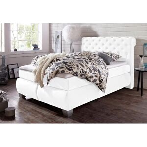 HAPO Weiß 7-Zonen-Kaltschaum Boxspringbett - Bett HAPO Weiß 7-Zonen-Kaltschaum Boxspringbett - Bett