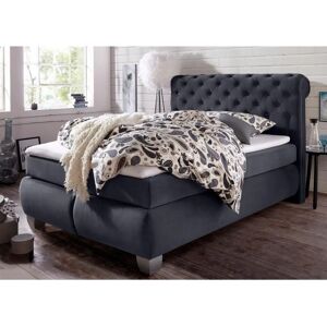 HAPO Boxspringbett, 180x200cm, Grau - Boxspringbett HAPO Boxspringbett, 180x200cm, Grau - Boxspringbett
