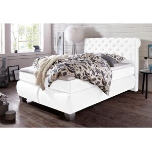 HAPO Boxspringbett - 140x200cm, 154x230cm, Weiß, 7-Zonen-Matratze HAPO Boxspringbett - 140x200cm, 154x230cm, Weiß, 7-Zonen-Matratze
