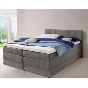 HAPO Boxspringbett - 180x200cm, Grau, 7-Zonen-Kaltschaummatratze, Komplettset HAPO Boxspringbett - 180x200cm, Grau, 7-Zonen-Kaltschaummatratze, Komplettset