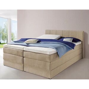 HAPO Beige Boxspringbett - 160x200cm, 7-Zonen-Matratze HAPO Beige Boxspringbett - 160x200cm, 7-Zonen-Matratze