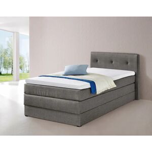 HAPO Grau Boxspringbett - 100x200cm, 7-Zonen-Taschenfeder, Stauraum HAPO Grau Boxspringbett - 100x200cm, 7-Zonen-Taschenfeder, Stauraum