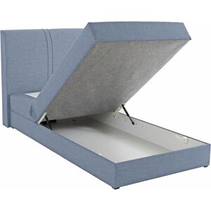 HAPO Blau Boxspringbett - Bonnell-Matratze HAPO Blau Boxspringbett - Bonnell-Matratze